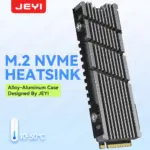 JEYI Cooler II M.2 SSD Heatsink Magnesium Aluminum Alloy Efficient Radiator with Thermal Pad for PC/PS5 M.2 PCIE 2280 NVMe SSD 1