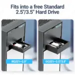JEYI USB 3.0 Front Panel Hub, Optical Drive 5.25" Front Panel/3.5" Floppy Disk Bay Support USB 3.0/2.0, SATA HDD for Computer HD 5